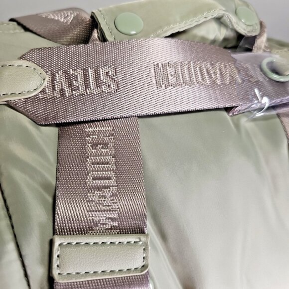 Steve Madden DT623615 ML Olive Quilted Puffer Weekender Bag - NWT - Picture 9 of 13